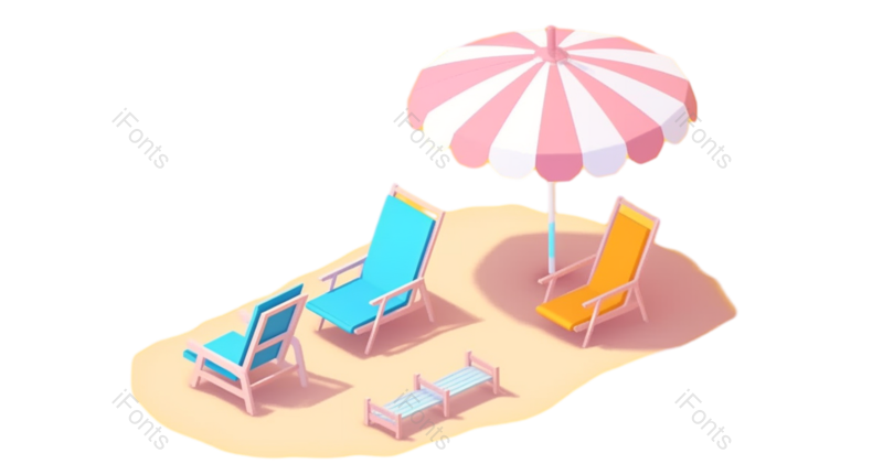 节日图片,户外元素,夏天PNG,插画免抠素材